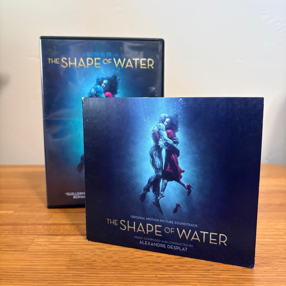 The Shape of Water Soundtrack CD and DVD Movie Bundle Alexandre Desplat Fox
